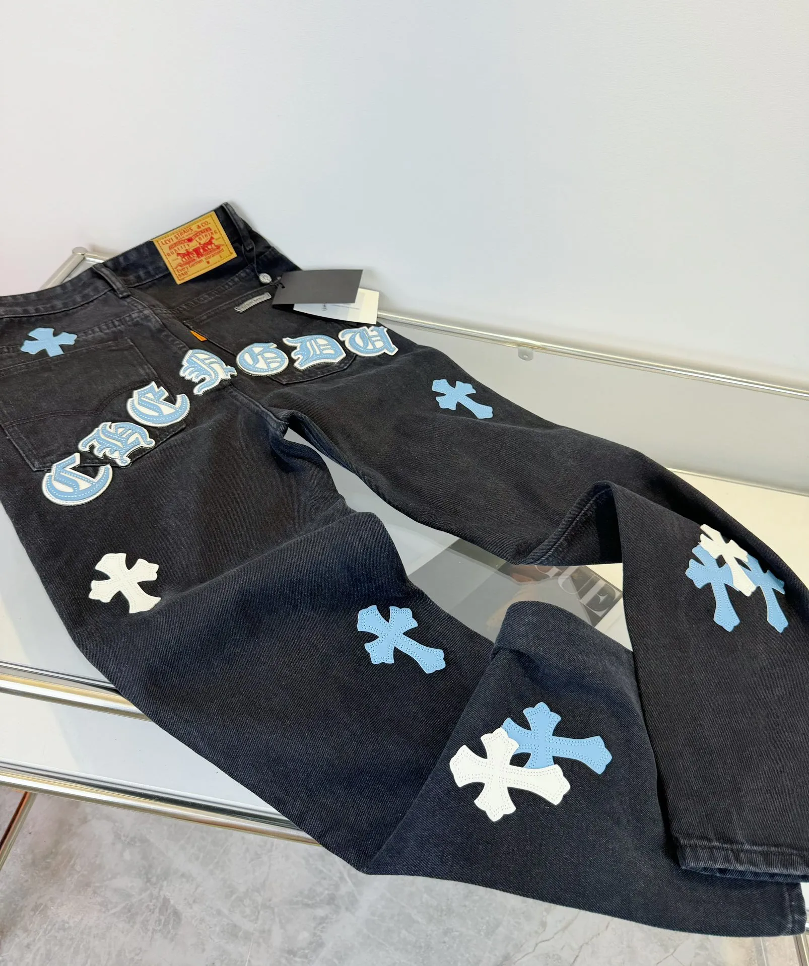 P280 Style Number: D285 Chrome Hearts Chrome Hearts Jeans Size# 28 30 32 34